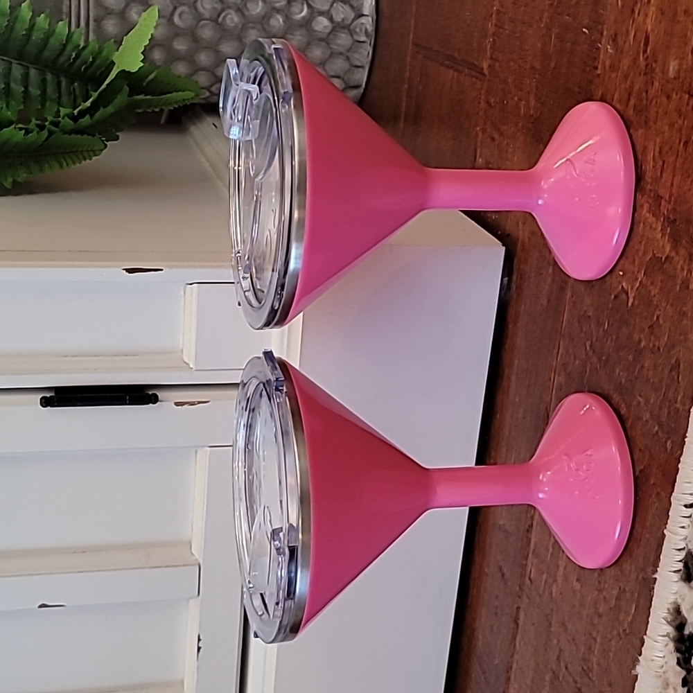 🌸🌸🌸ORCA STAINLESS STEEL MARTINI GLASSES